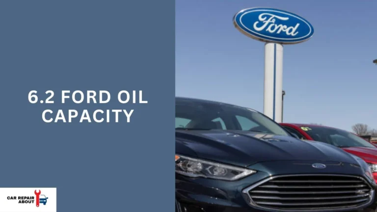 6.2 ford oil capacity