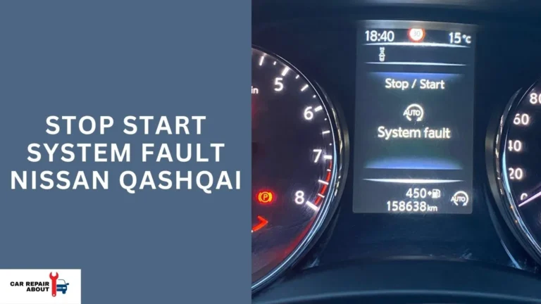 Stop Start System Fault Nissan Qashqai